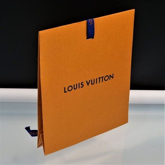 Authentic Louis Vuitton Envelope Bag Scarf Neck Tie Packing Paper Bag 8.5 x 7.25 - Picture 4 of 7